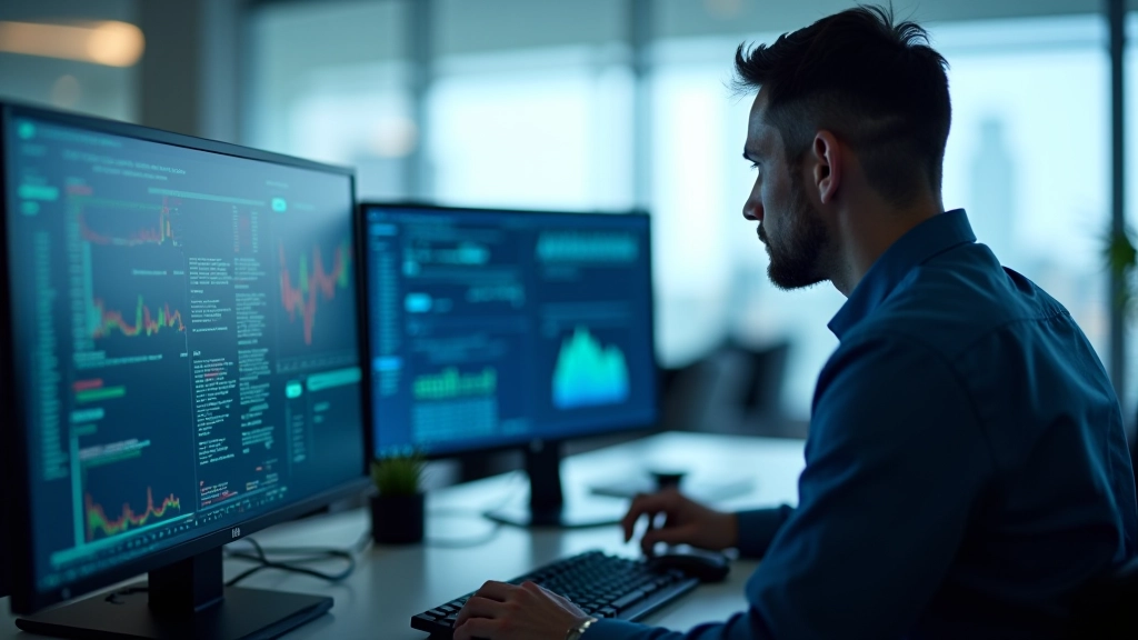 Real-time transaction processing dashboard showing live data streams and detection alerts